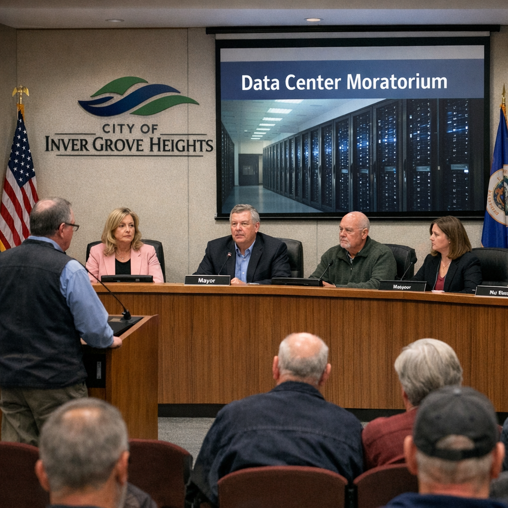 Inver Grove Heights Implements One-Year Moratorium on Data Centers