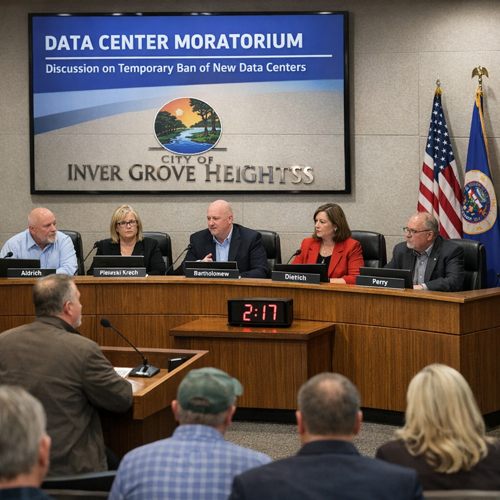 Inver Grove Heights City Council Enacts One-Year Moratorium on Data Centers