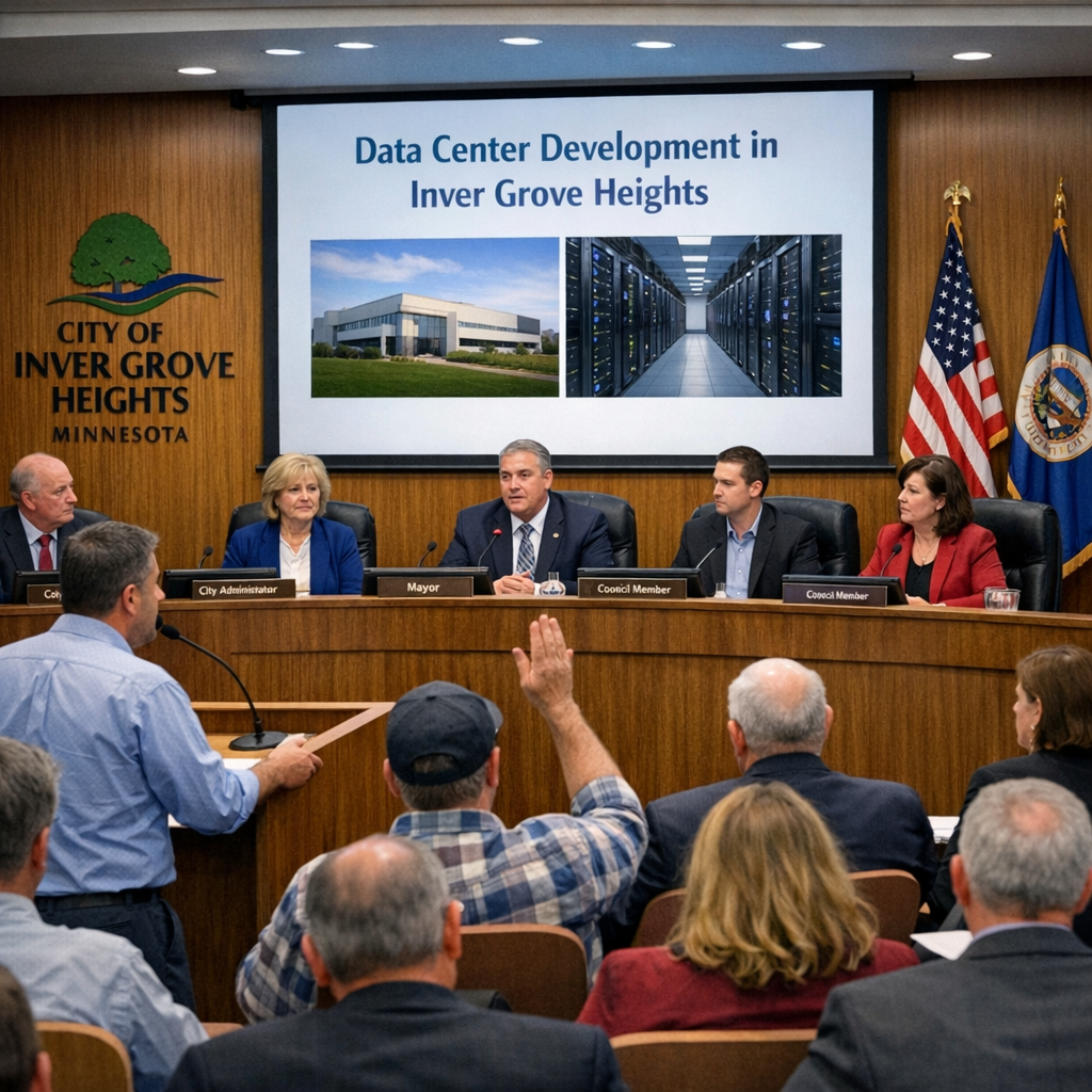 Global Data Center Expansion Sparks Local Debate in Inver Grove Heights