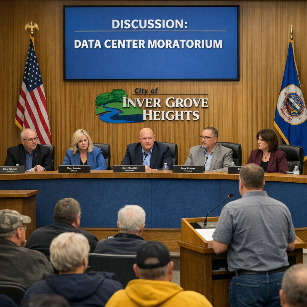 Inver Grove Heights Implements One-Year Moratorium on Data Centers