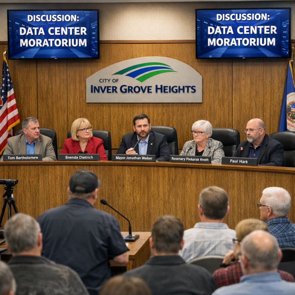 Inver Grove Heights City Council Enacts One-Year Moratorium on Data Centers