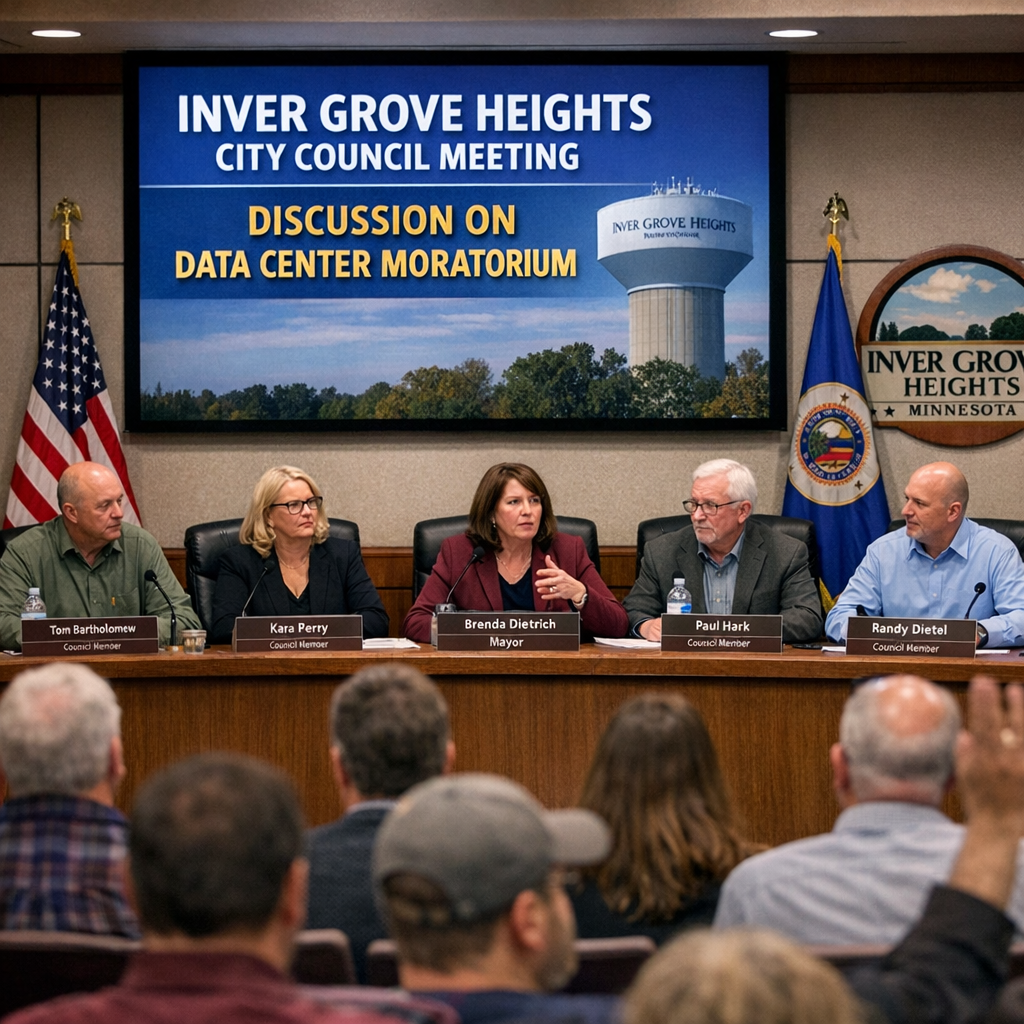 Inver Grove Heights Implements One-Year Moratorium on Data Centers