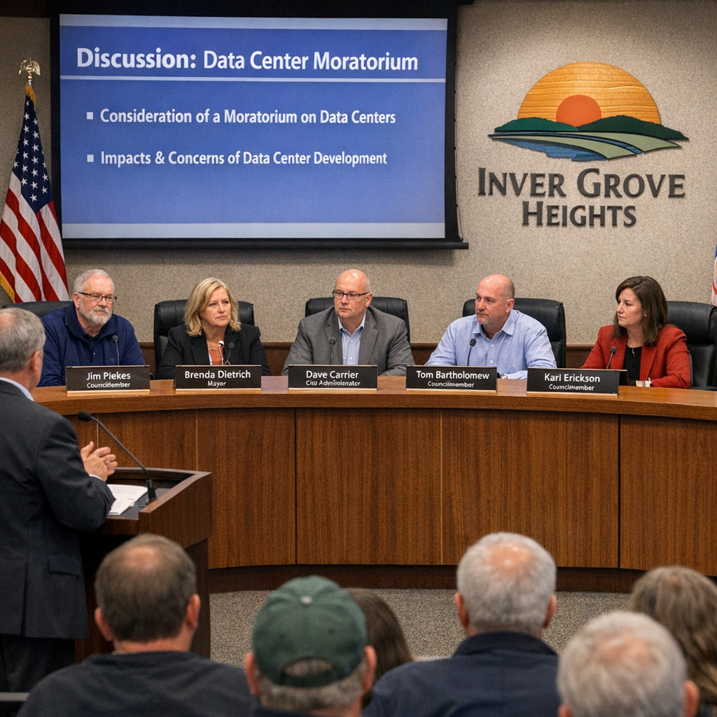 Inver Grove Heights Implements One-Year Moratorium on Data Centers