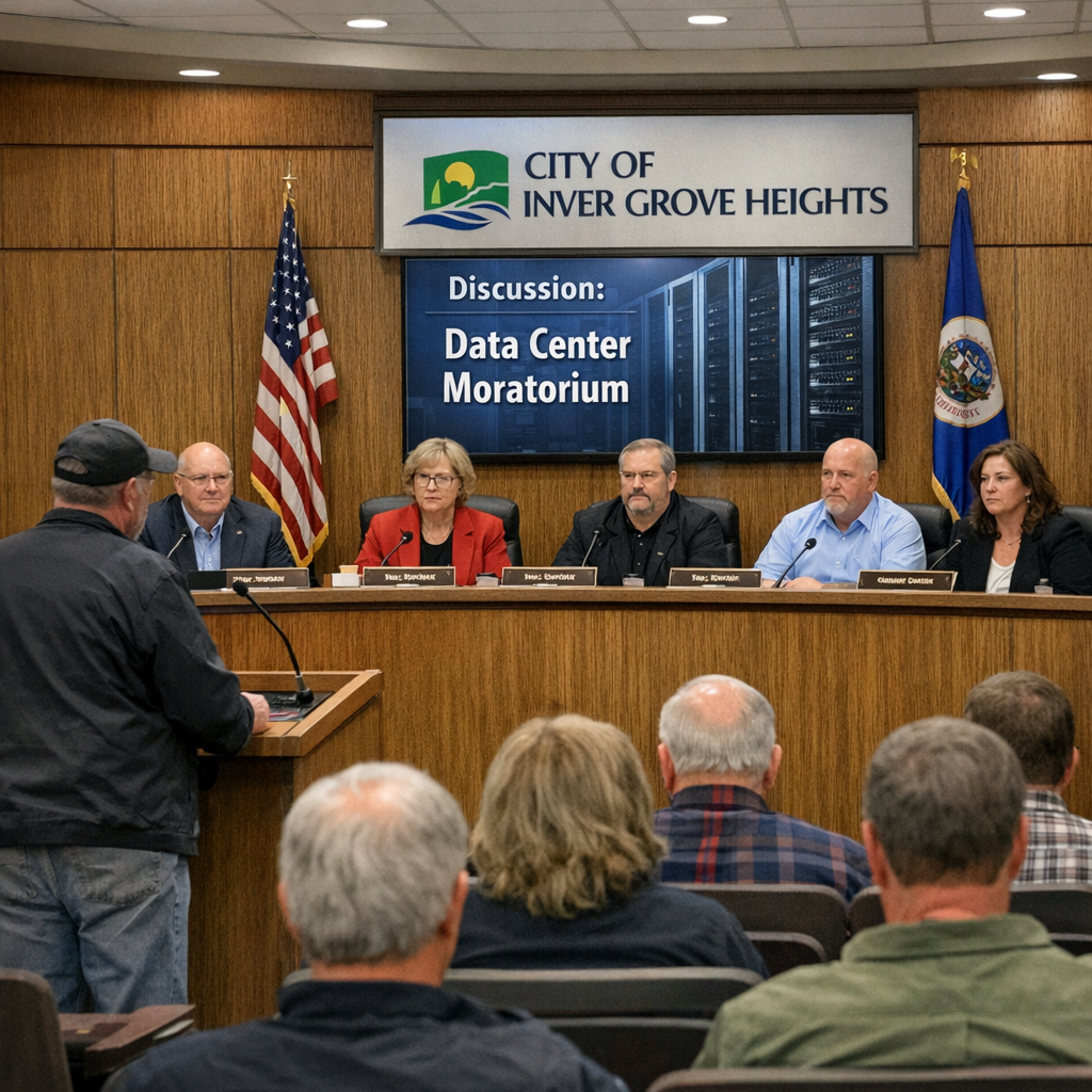 Inver Grove Heights City Council Enacts One-Year Moratorium on Data Centers