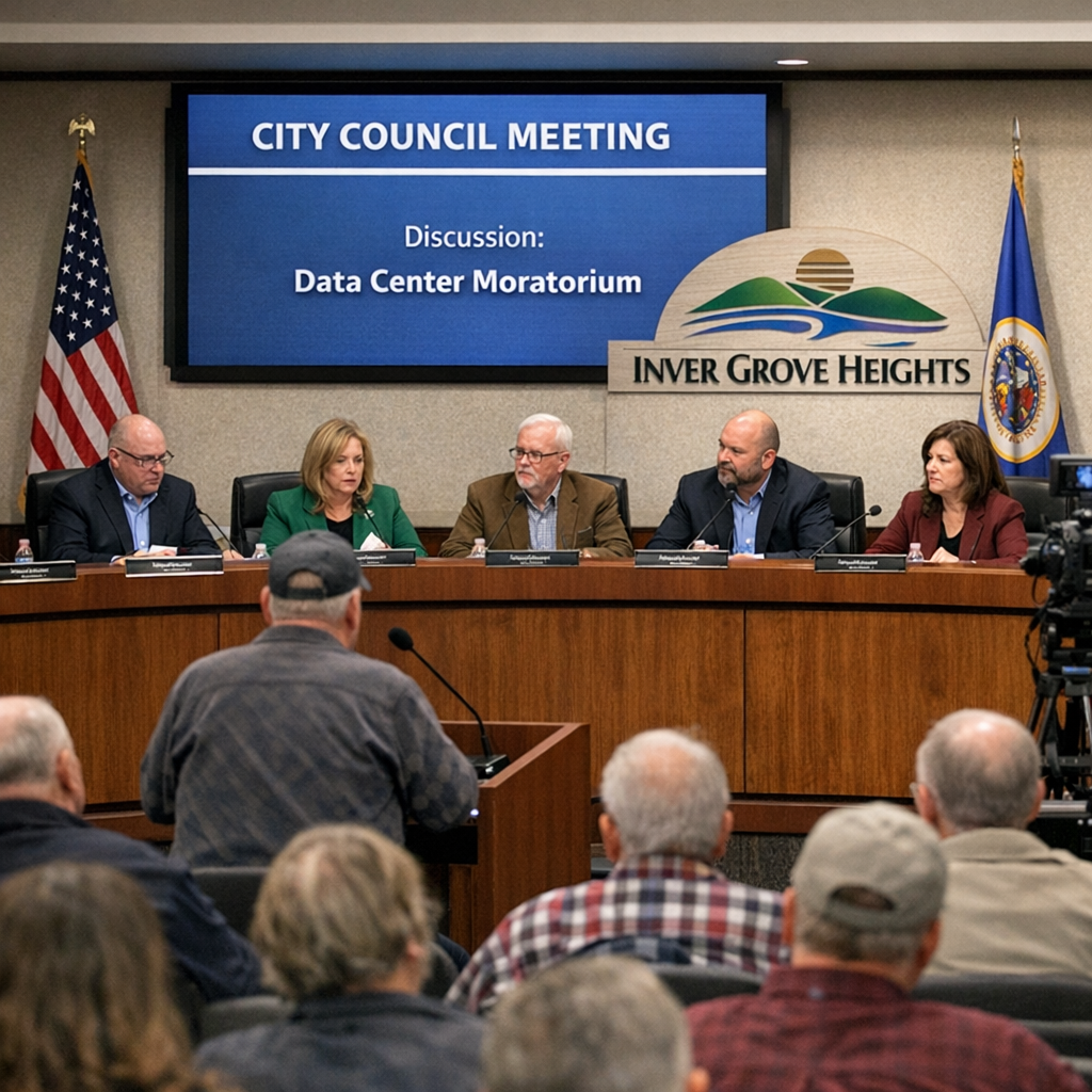 Inver Grove Heights Implements One-Year Moratorium on Data Centers Amid Community Concerns