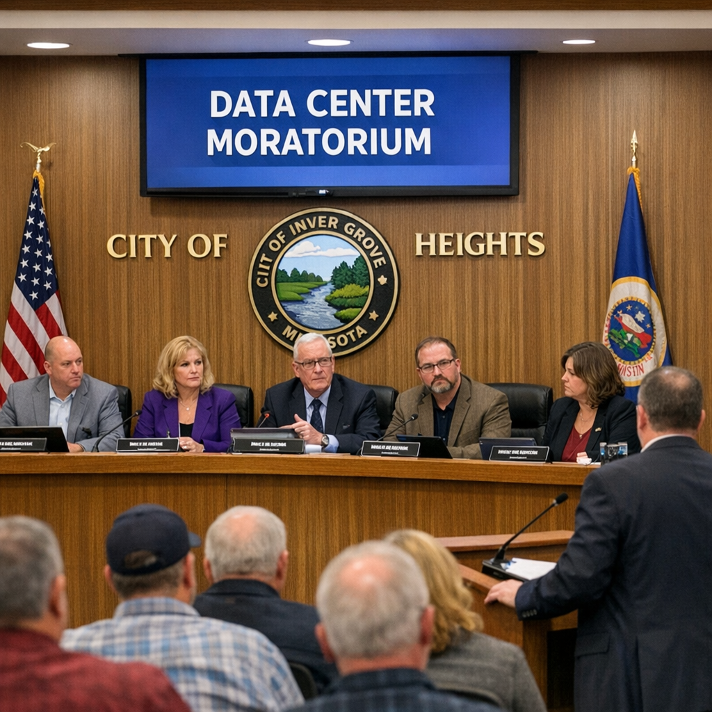 Inver Grove Heights Implements One-Year Moratorium on Data Centers