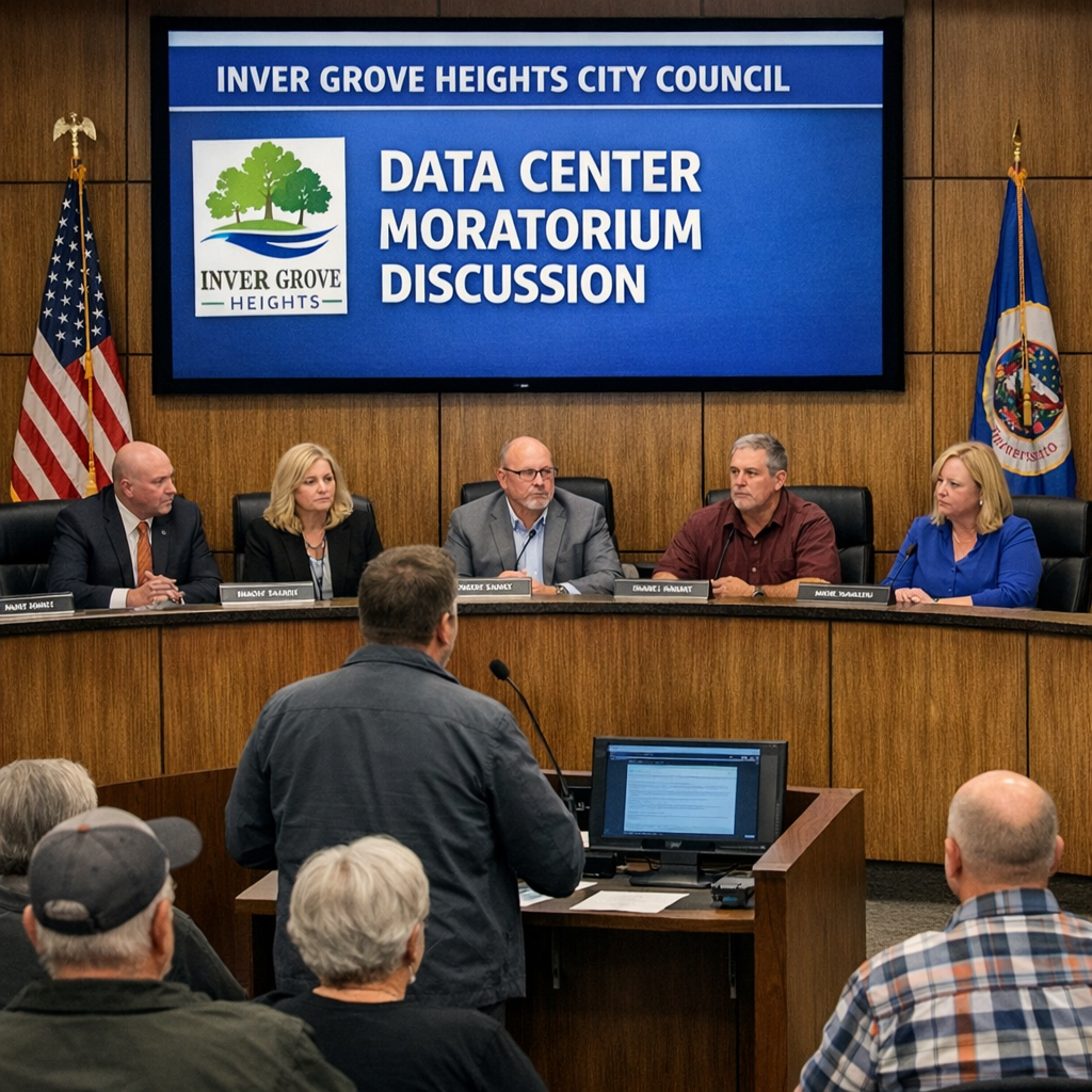 Inver Grove Heights Implements One-Year Moratorium on Data Centers Amid Community Concerns
