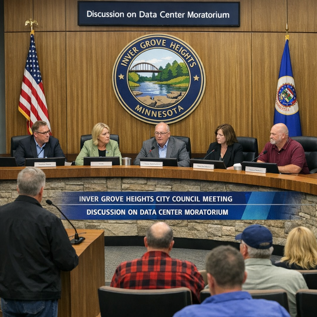 Inver Grove Heights Implements One-Year Moratorium on Data Centers