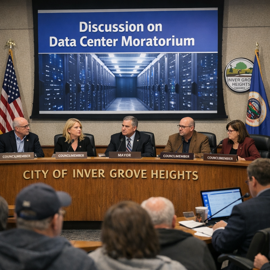 Inver Grove Heights Enacts One-Year Moratorium on Data Centers Amid Community Concerns