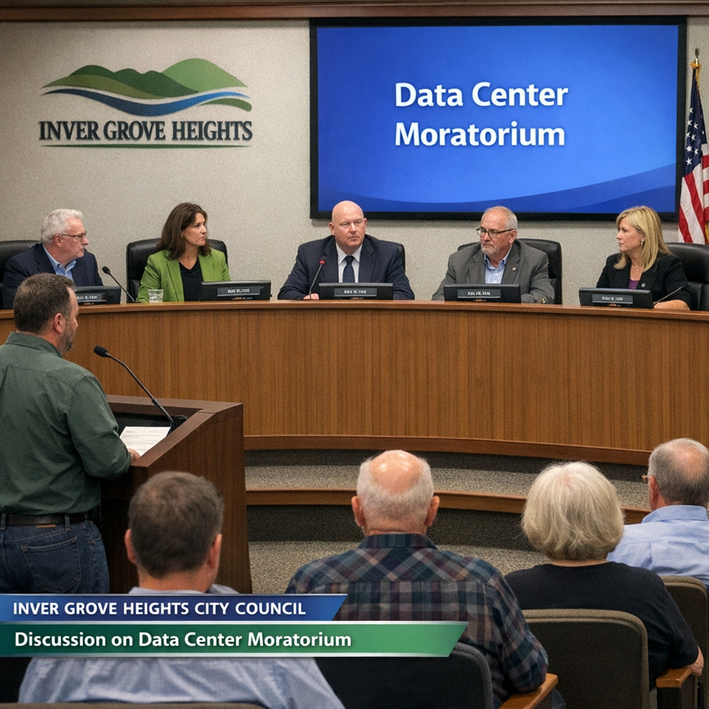 Inver Grove Heights Implements One-Year Moratorium on Data Centers Amid Community Concerns