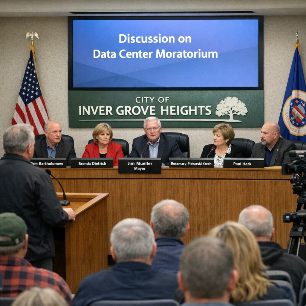 Inver Grove Heights Implements One-Year Moratorium on Data Centers Amid Community Concerns