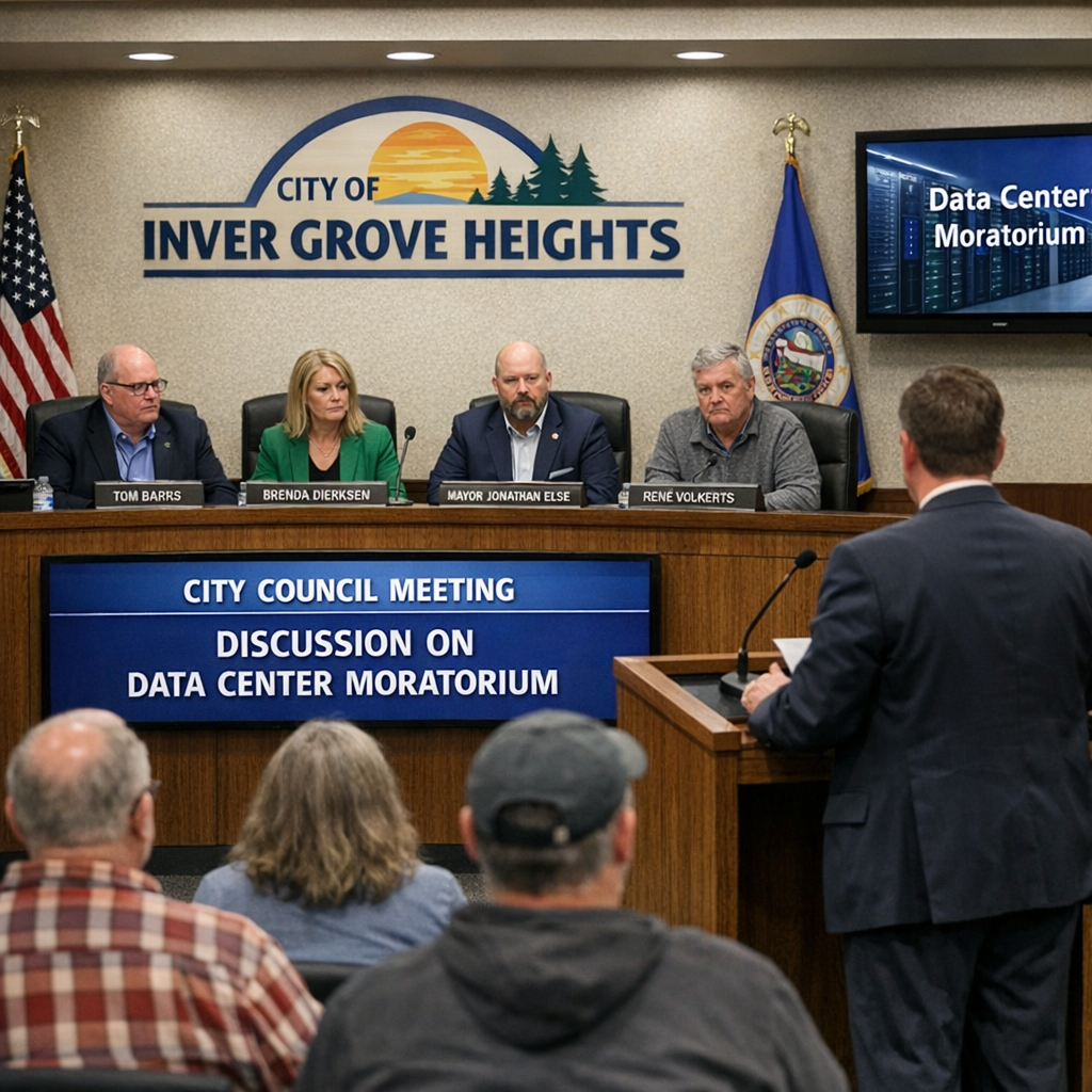 Inver Grove Heights Implements One-Year Moratorium on Data Centers Amid Community Concerns
