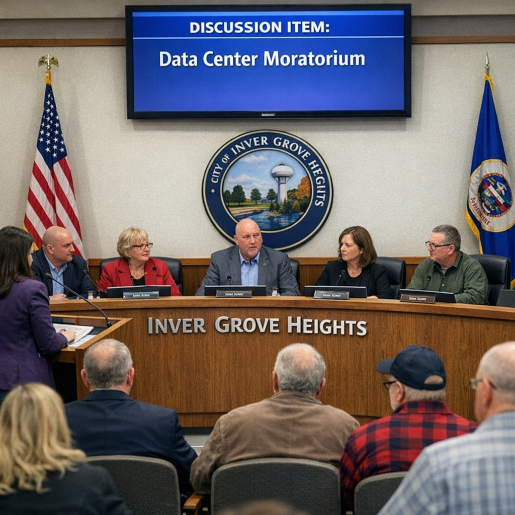 Inver Grove Heights Implements One-Year Moratorium on Data Centers