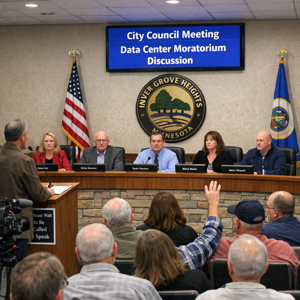 Inver Grove Heights Implements One-Year Moratorium on Data Centers Amid Community Concerns