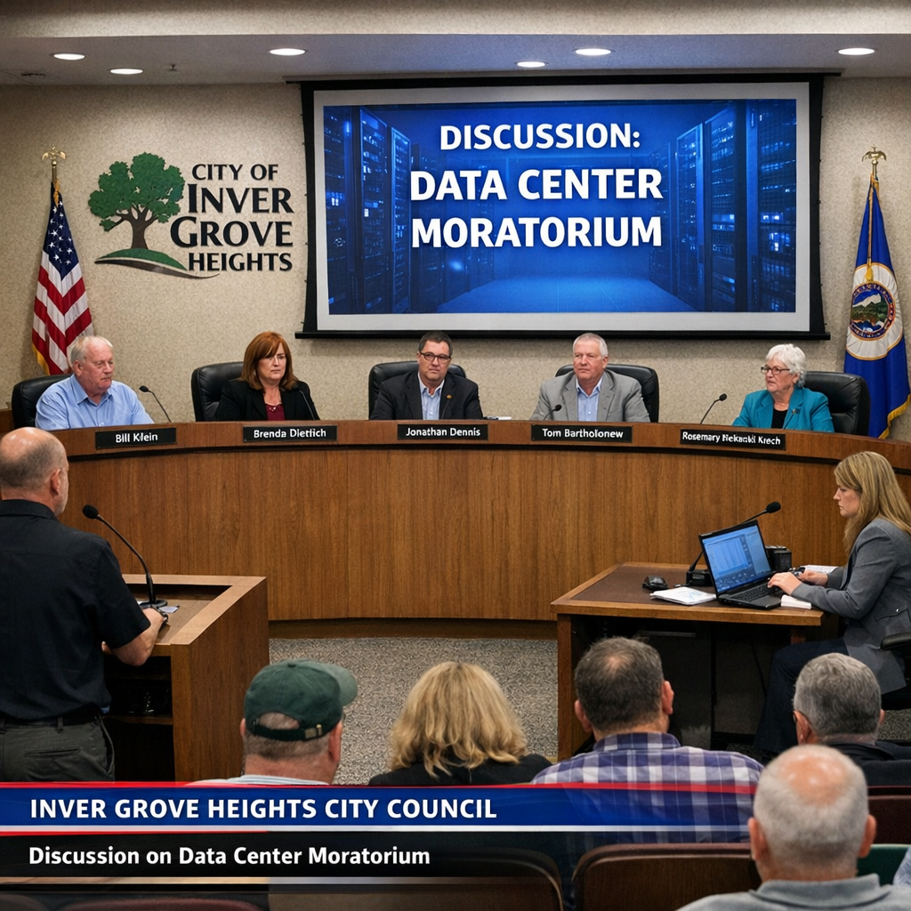 Inver Grove Heights Implements One-Year Moratorium on Data Centers