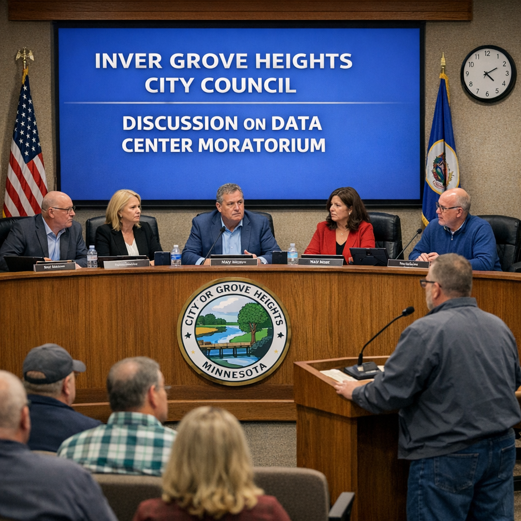 Inver Grove Heights City Council Enacts One-Year Moratorium on Data Centers