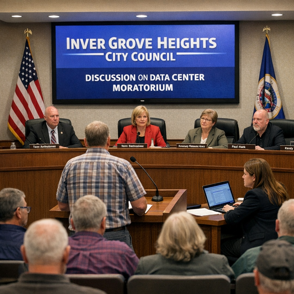 Inver Grove Heights Enacts One-Year Moratorium on Data Centers Amid Community Concerns
