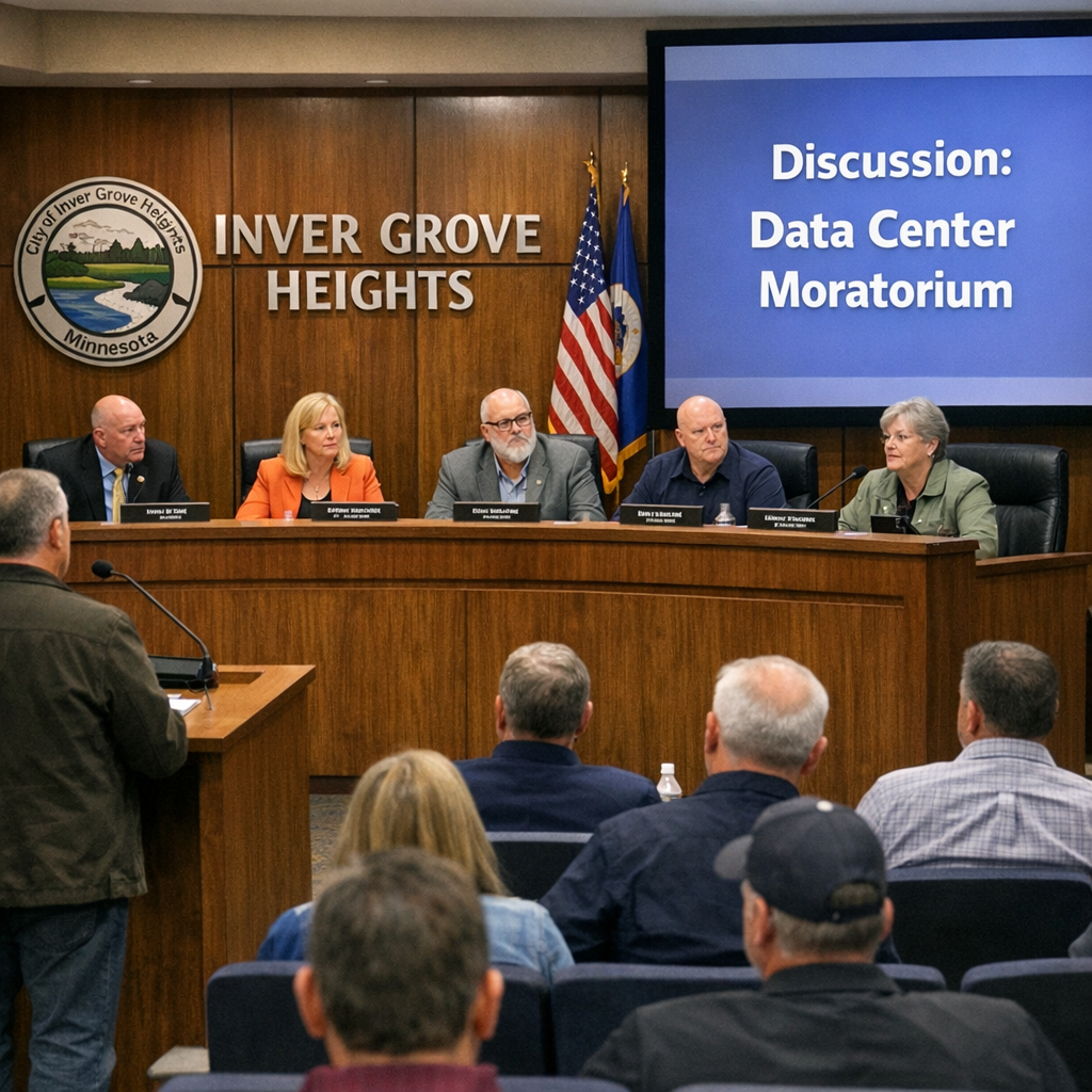 Inver Grove Heights Implements One-Year Moratorium on Data Centers