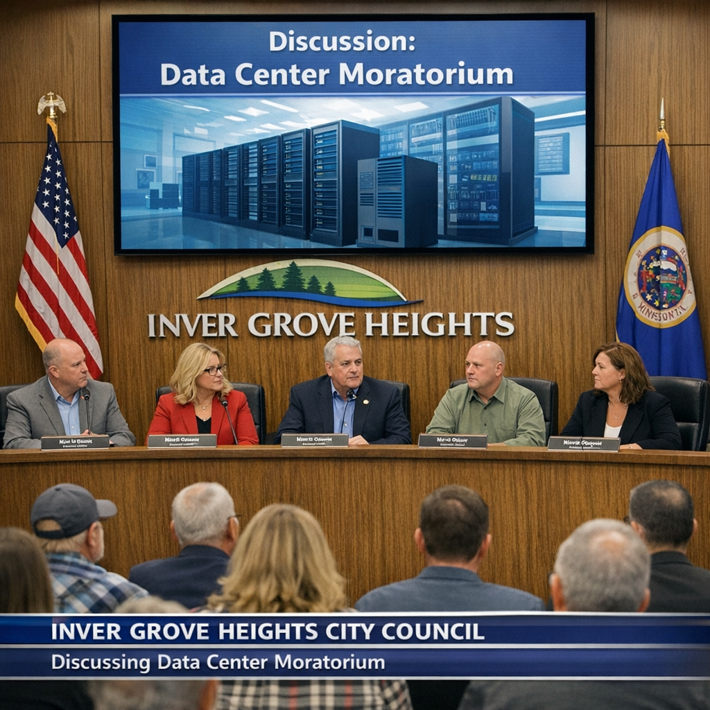Inver Grove Heights Implements One-Year Moratorium on Data Centers