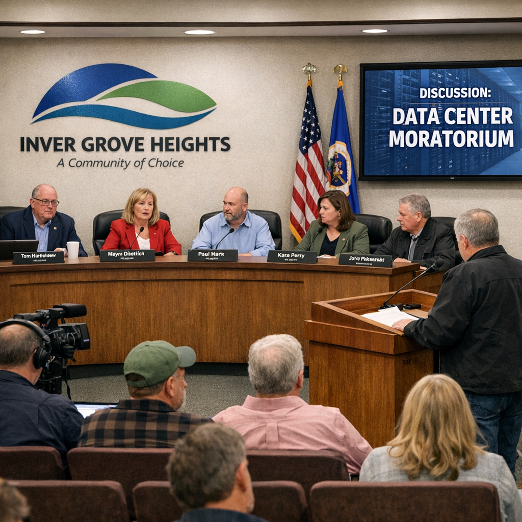 Inver Grove Heights City Council Pauses Data Center Developments Amid Community Concerns
