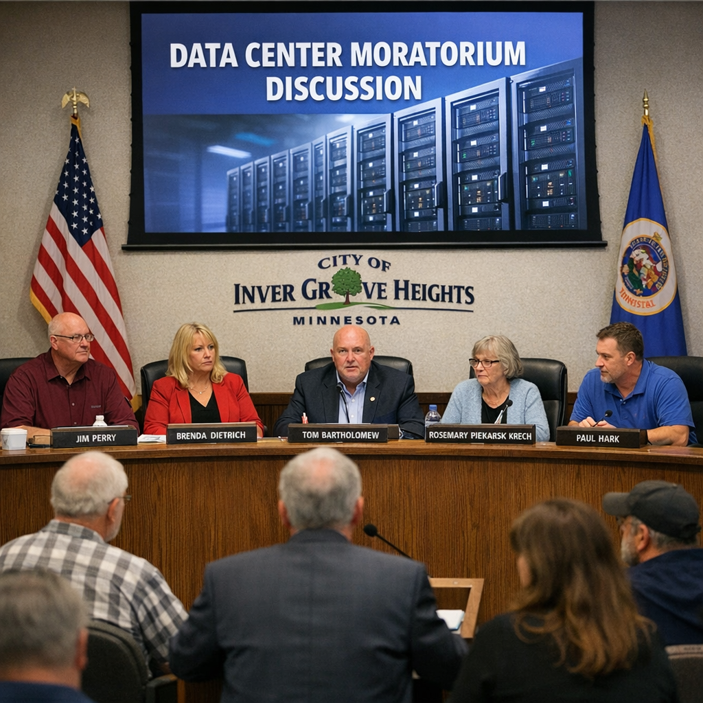 Inver Grove Heights Implements One-Year Moratorium on Data Centers