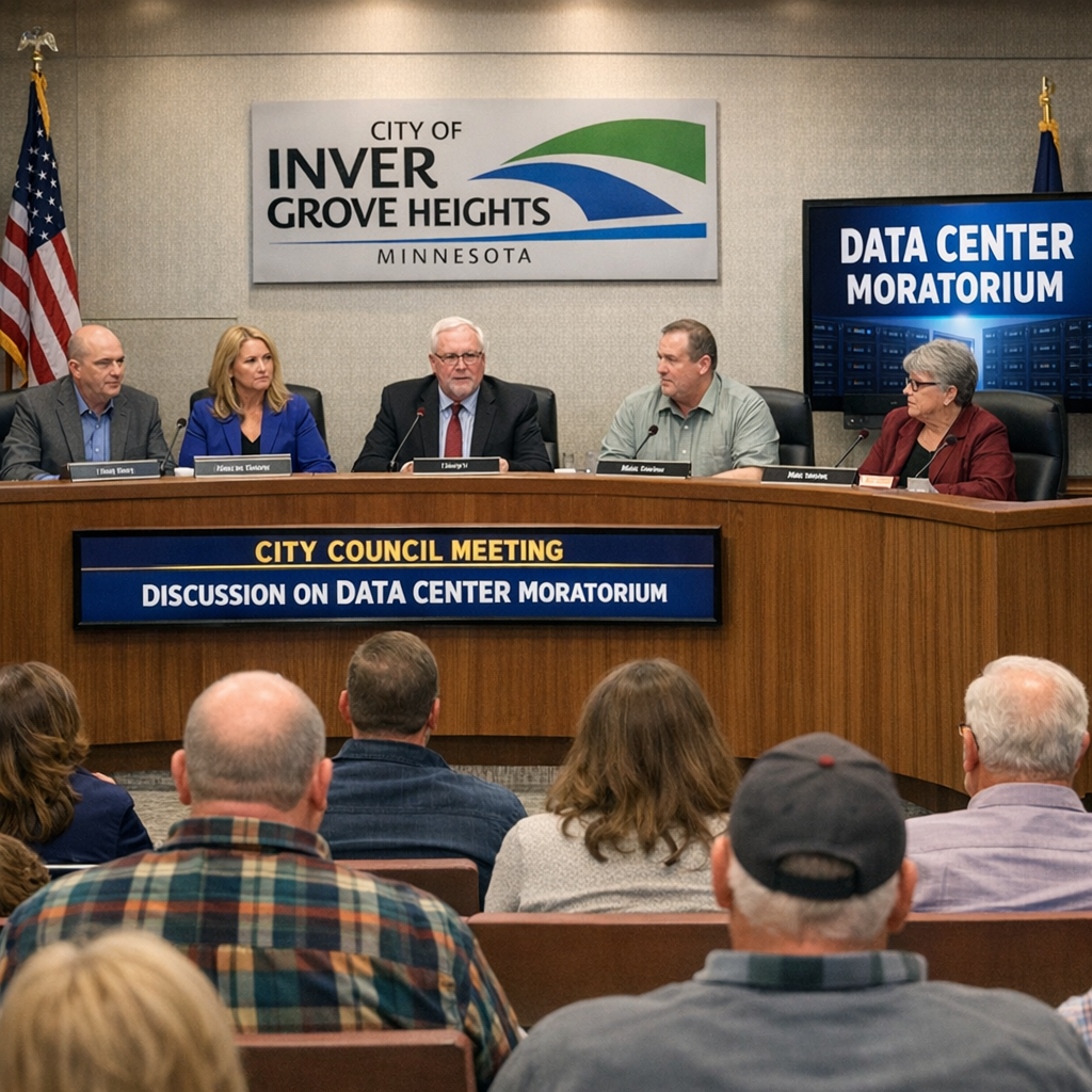 Inver Grove Heights City Council Pauses Data Center Developments Amid Community Concerns