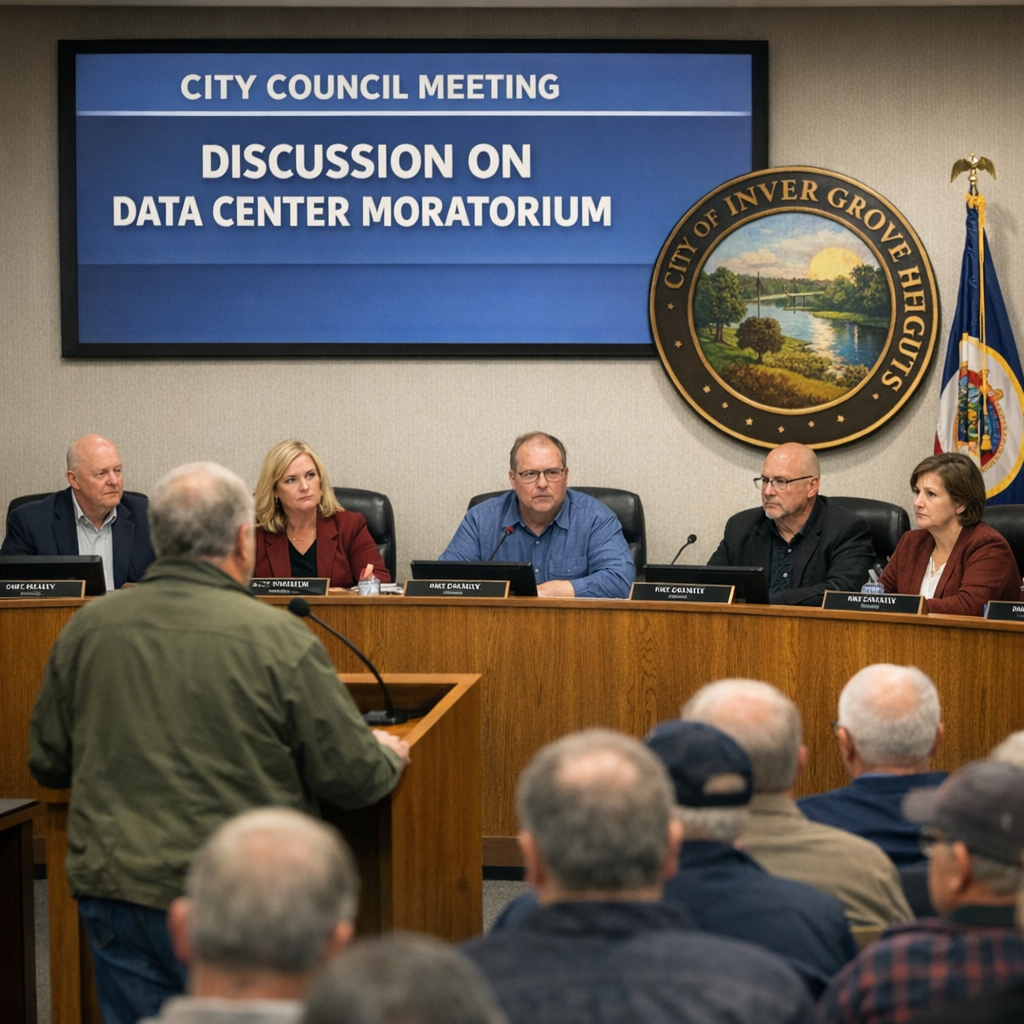 Inver Grove Heights City Council Pauses Data Center Developments Amid Community Concerns