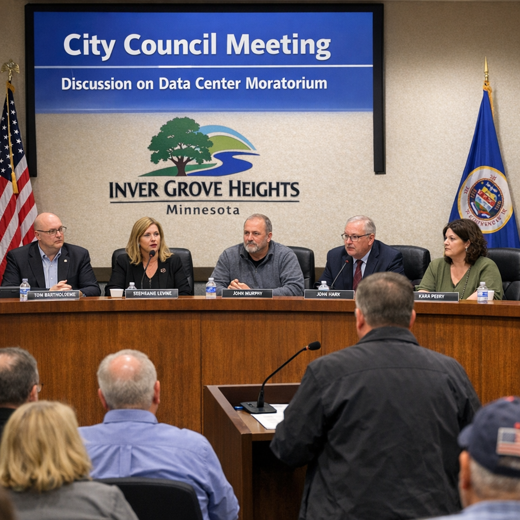 Inver Grove Heights City Council Approves One-Year Moratorium on Data Centers