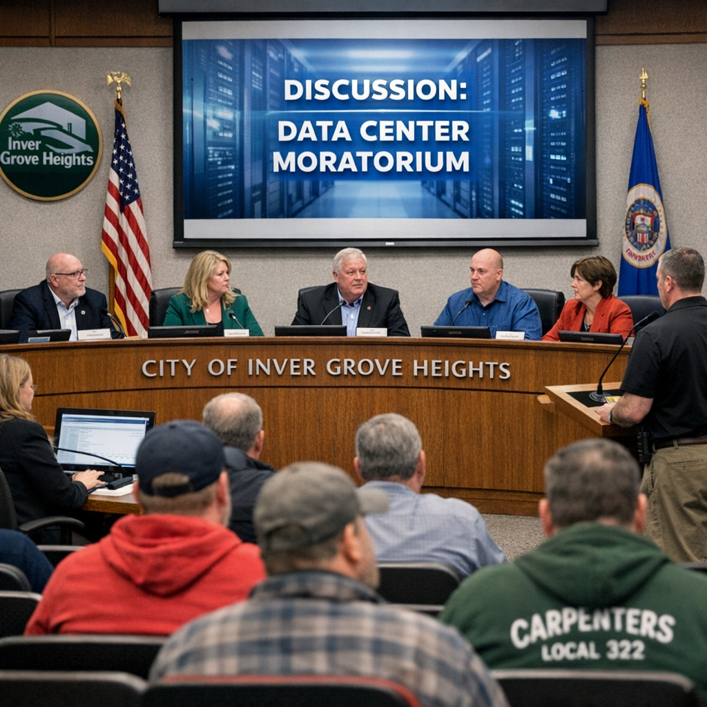Inver Grove Heights City Council Approves One-Year Moratorium on Data Centers