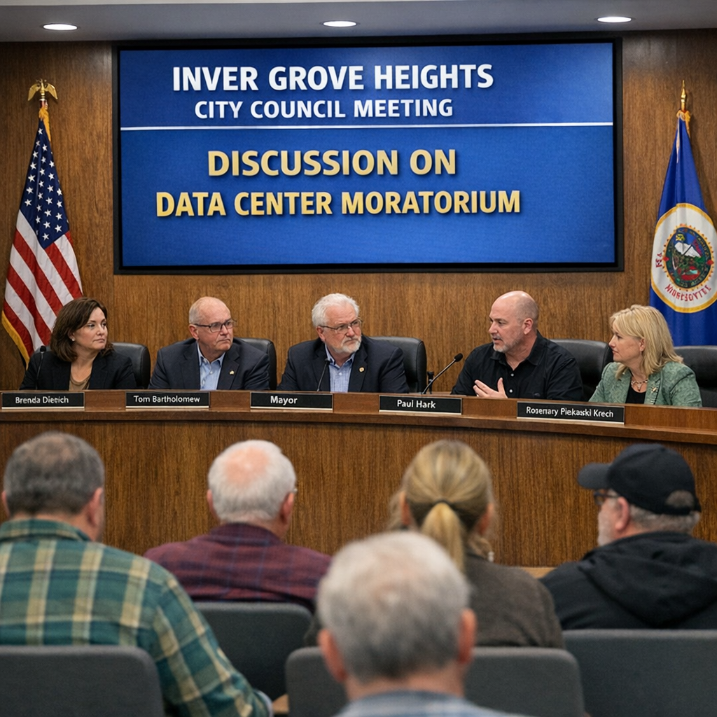 Inver Grove Heights Implements One-Year Moratorium on Data Centers