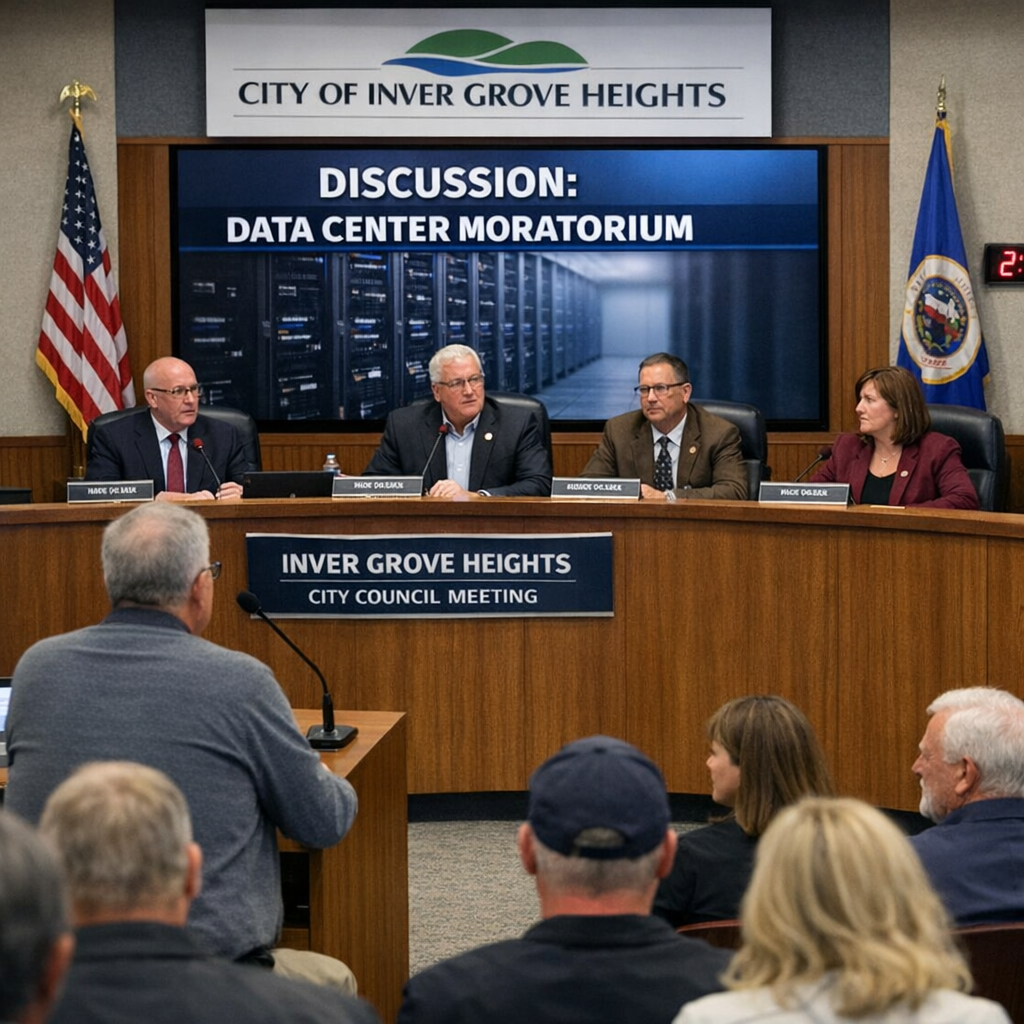 Inver Grove Heights Implements One-Year Moratorium on Data Centers Amid Community Concerns