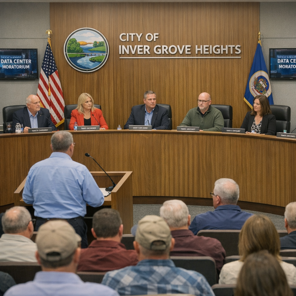 Inver Grove Heights City Council Enacts One-Year Moratorium on Data Centers