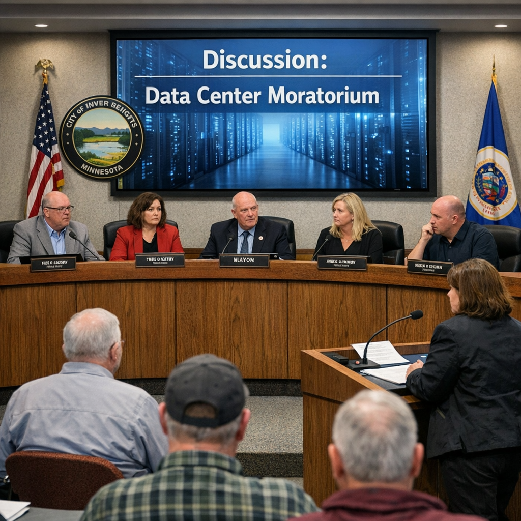 Inver Grove Heights Implements One-Year Moratorium on Data Centers