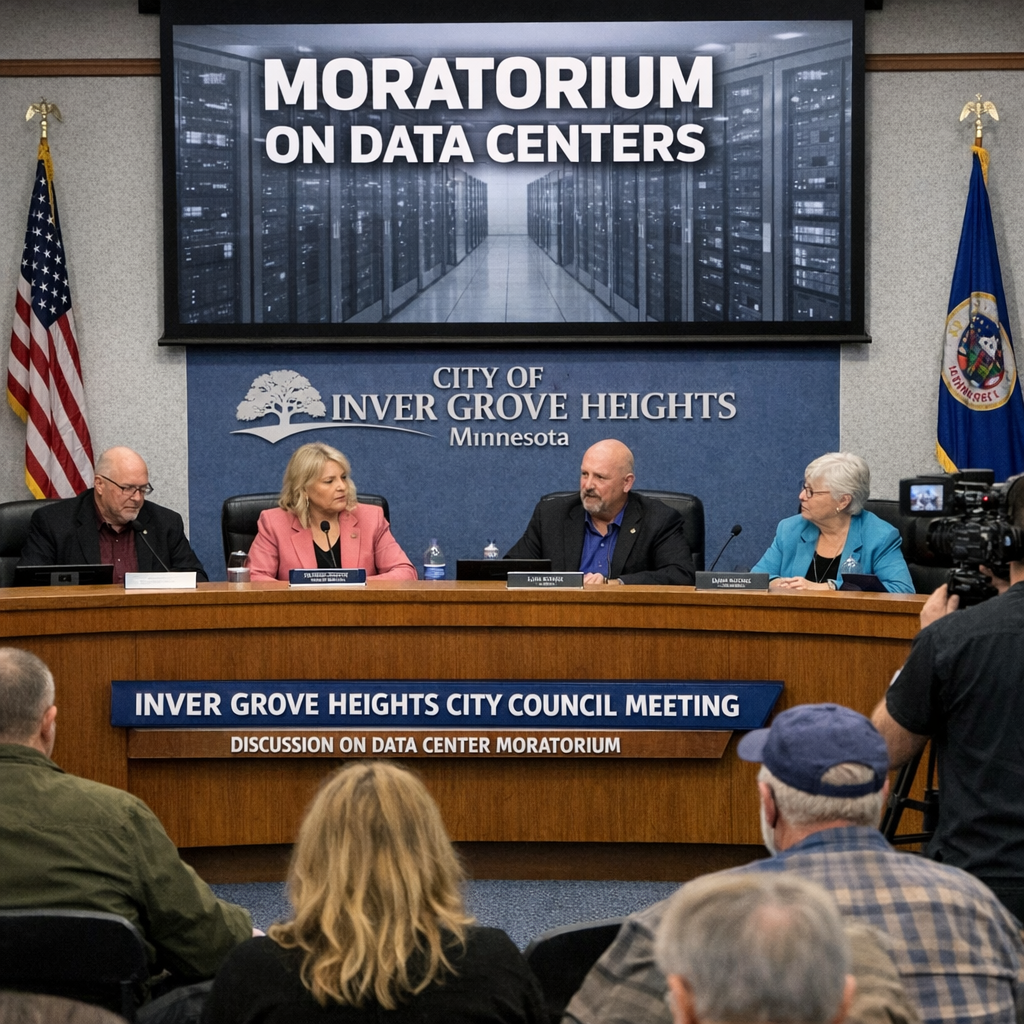 Inver Grove Heights City Council Enacts One-Year Moratorium on Data Centers