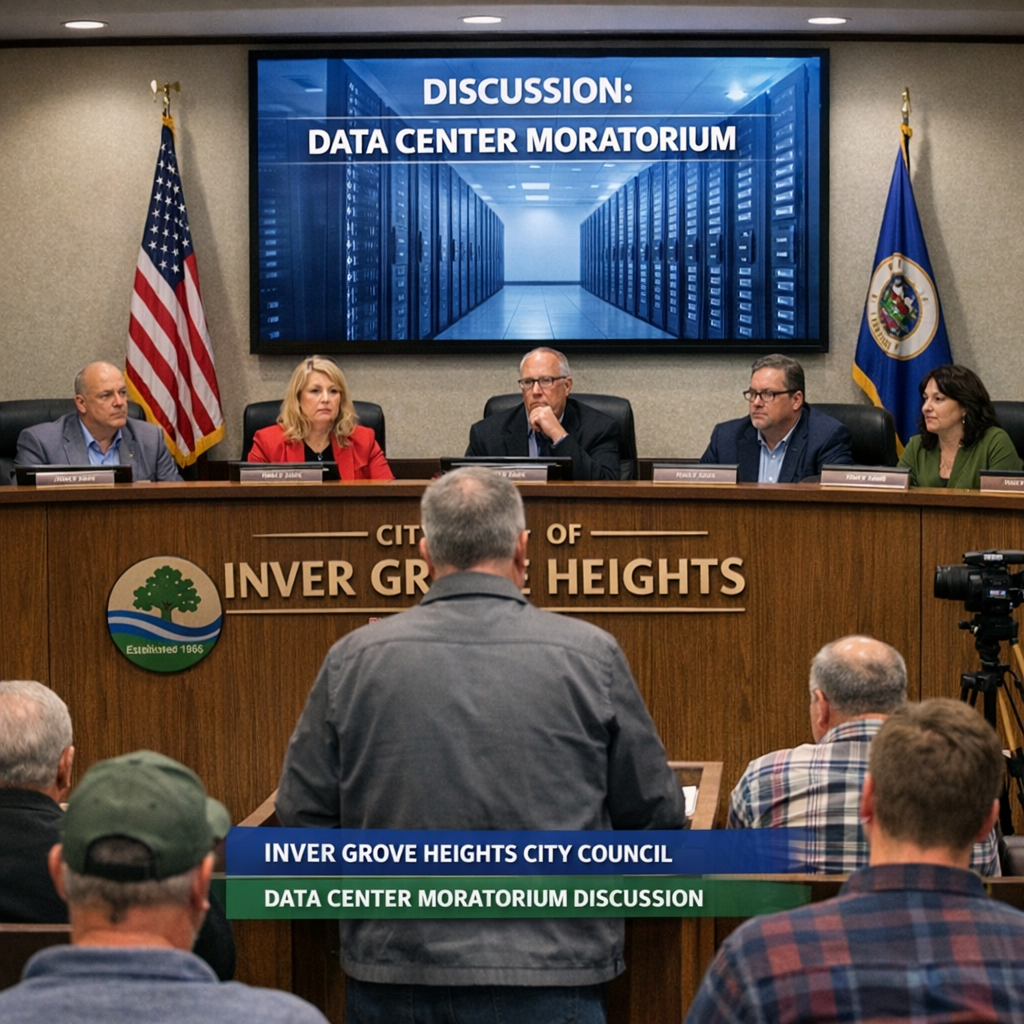 Inver Grove Heights City Council Enacts One-Year Moratorium on Data Centers