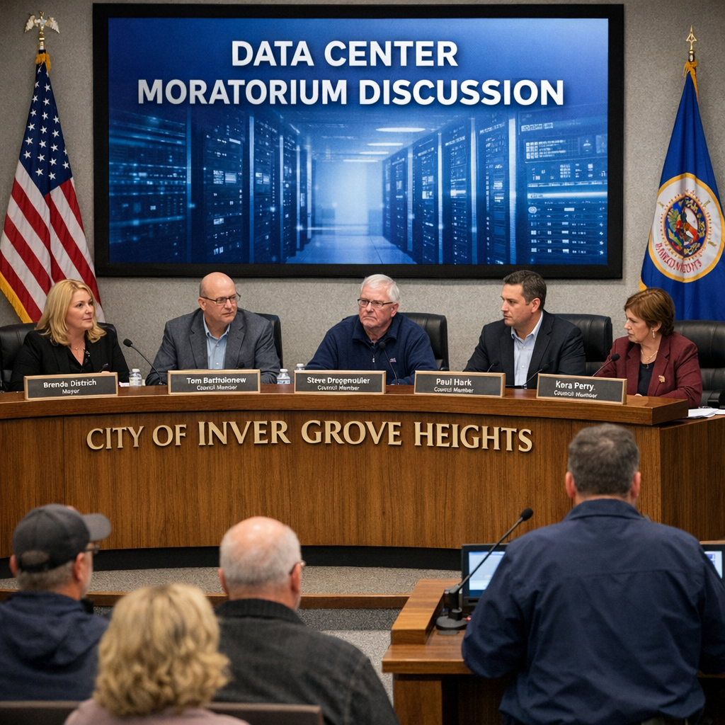 Inver Grove Heights City Council Enacts One-Year Moratorium on Data Centers
