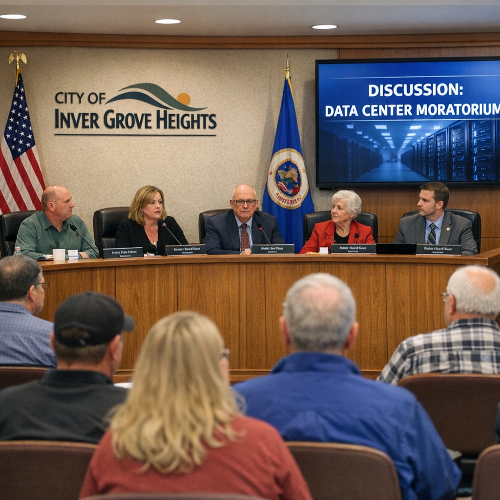 Inver Grove Heights City Council Enacts One-Year Moratorium on Data Centers