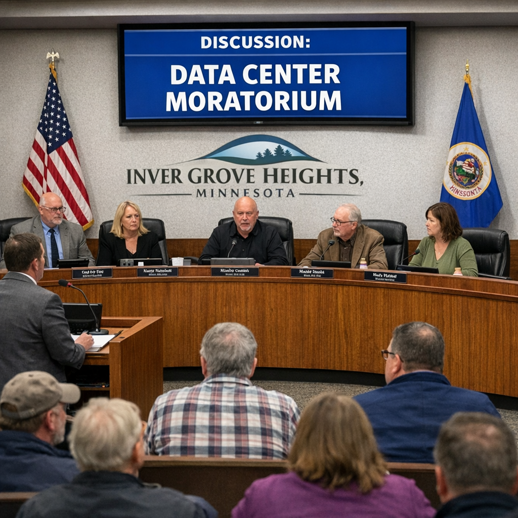 Inver Grove Heights Implements One-Year Moratorium on Data Centers
