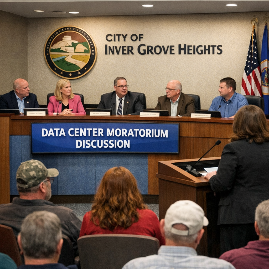 Inver Grove Heights City Council Enacts One-Year Moratorium on Data Centers