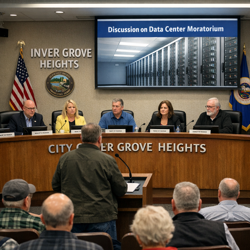 Inver Grove Heights City Council Enacts One-Year Moratorium on Data Centers