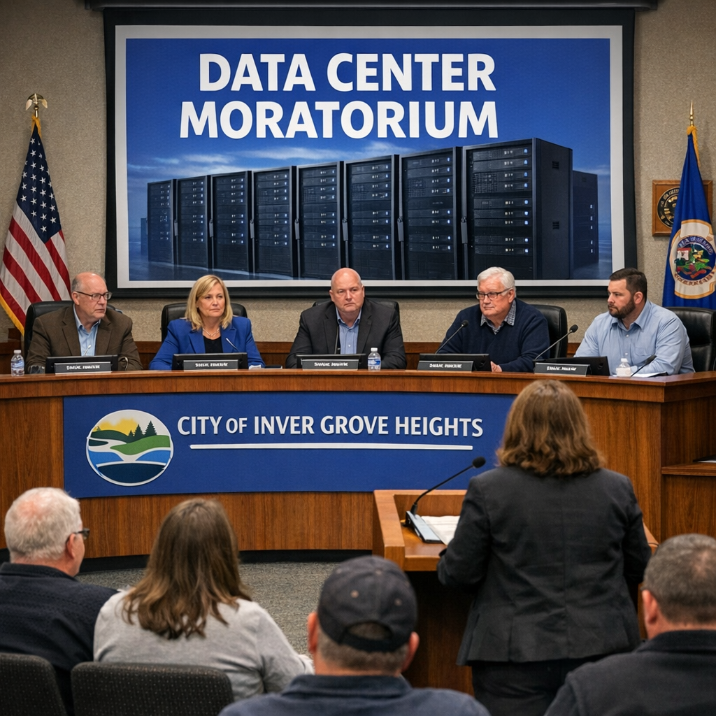 Inver Grove Heights City Council Enacts One-Year Moratorium on Data Centers