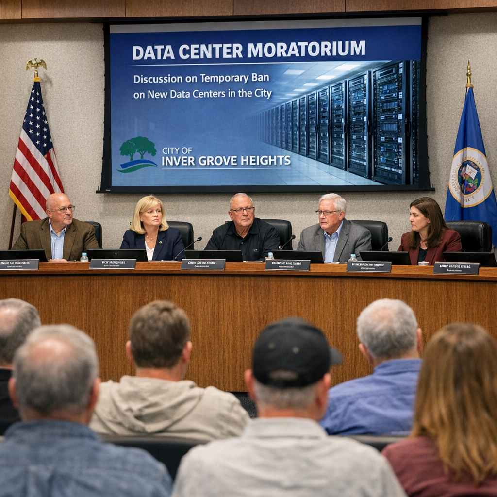 Inver Grove Heights Implements One-Year Moratorium on Data Centers