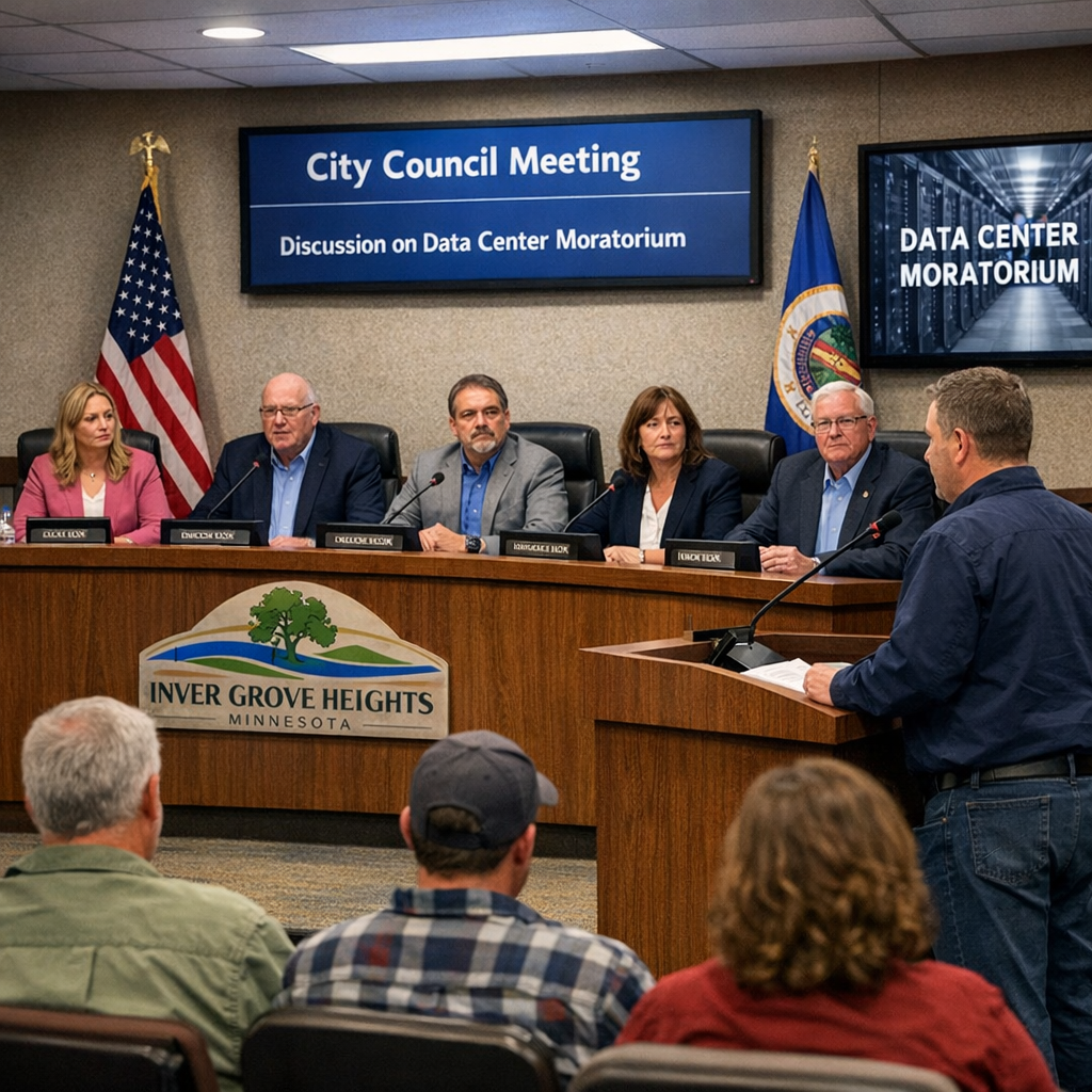 Inver Grove Heights Implements One-Year Moratorium on Data Centers