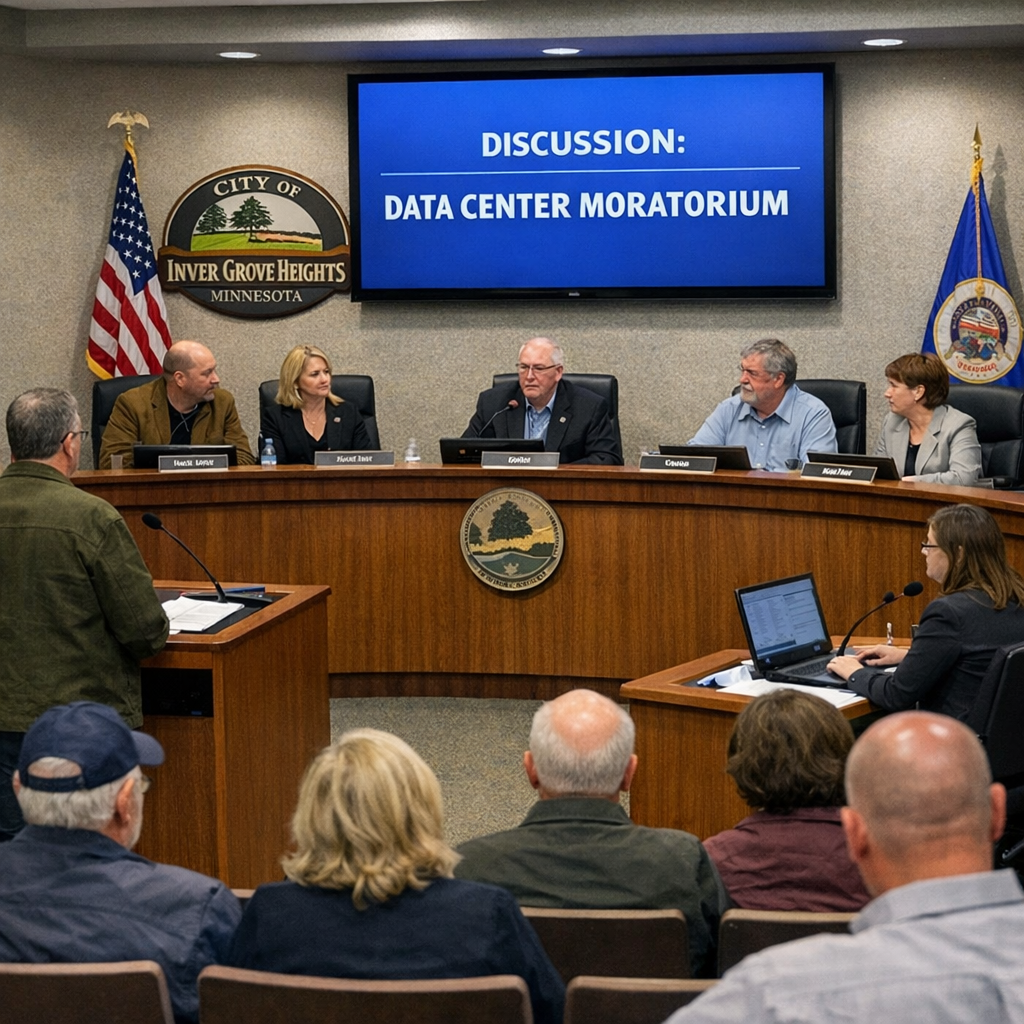 Inver Grove Heights Implements One-Year Moratorium on Data Centers