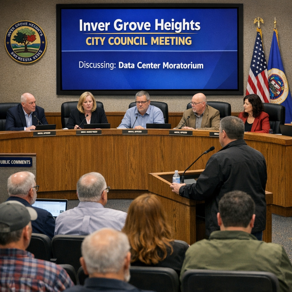 Inver Grove Heights Implements One-Year Moratorium on Data Centers