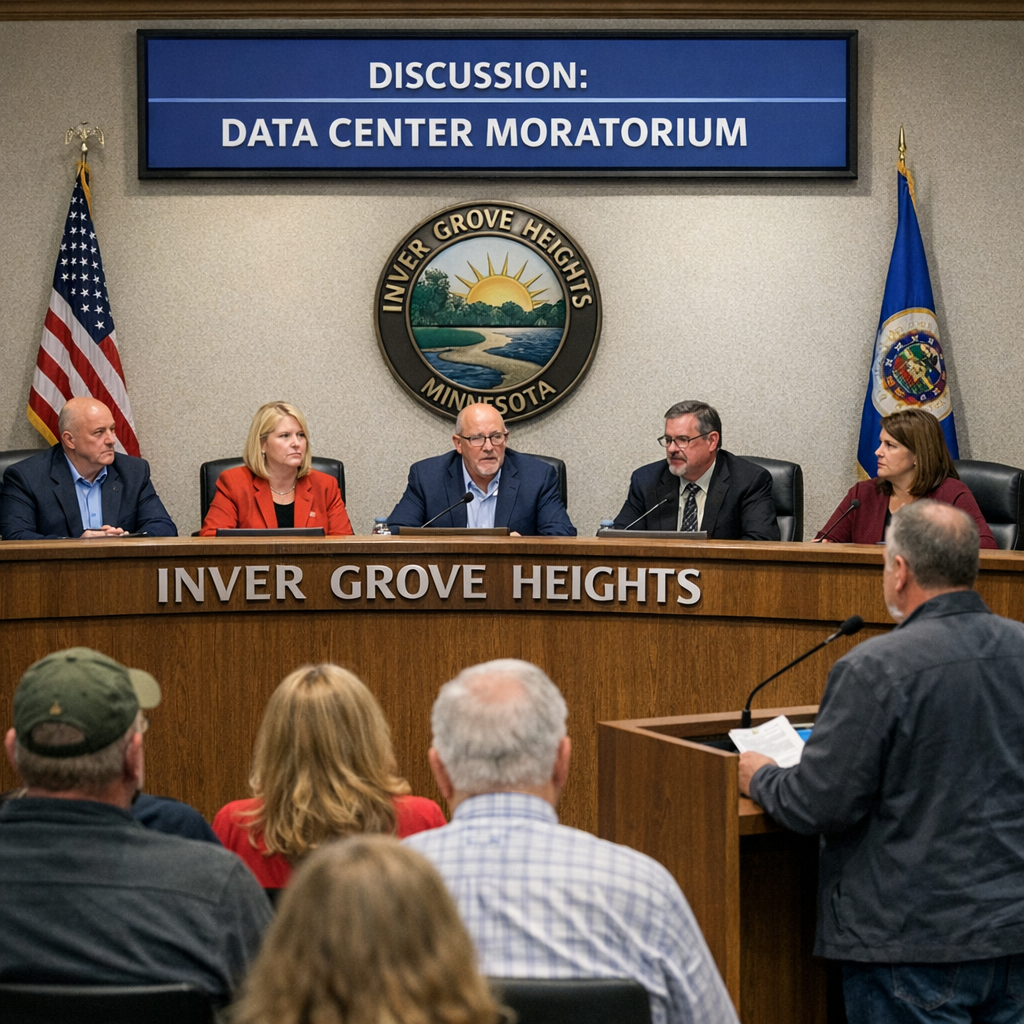 Inver Grove Heights Implements One-Year Moratorium on Data Centers