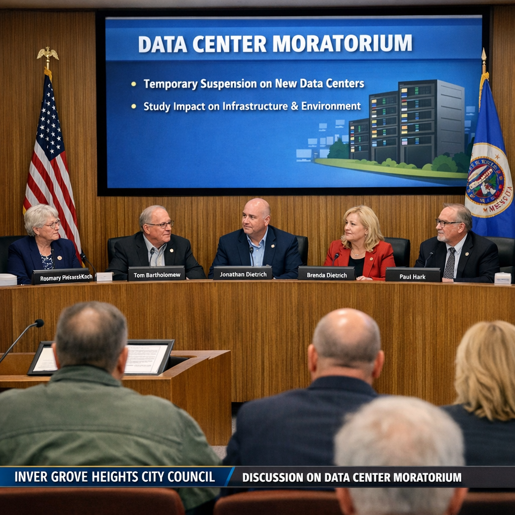 Inver Grove Heights Implements One-Year Moratorium on Data Centers