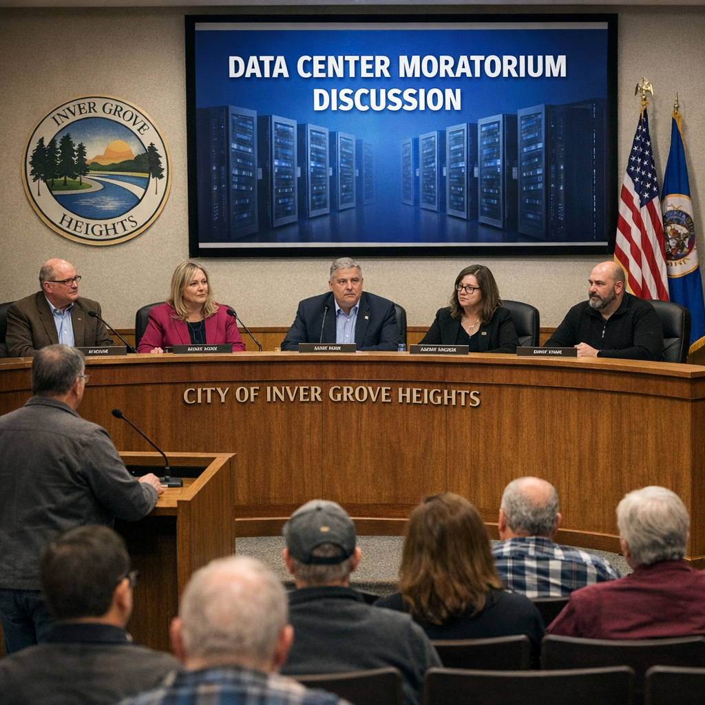 Inver Grove Heights Implements One-Year Moratorium on Data Centers