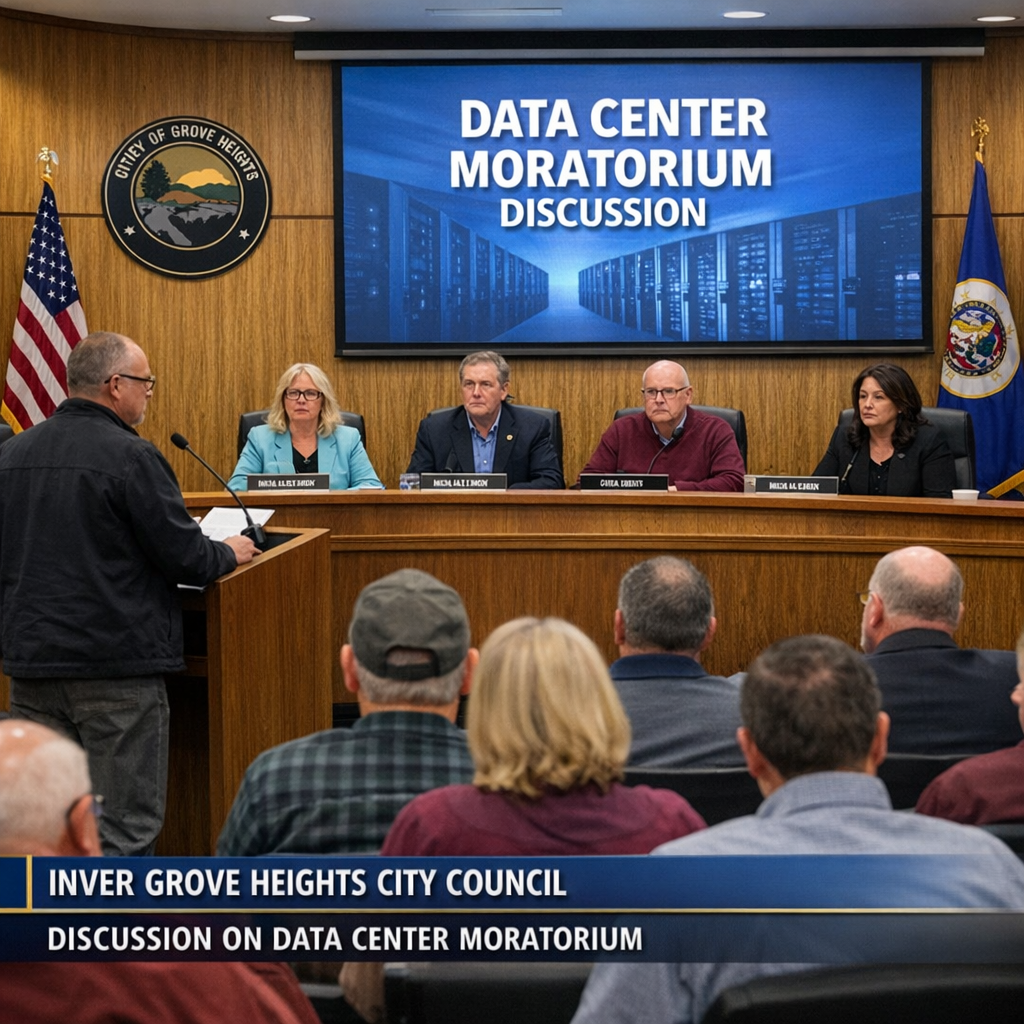 Inver Grove Heights City Council Enacts One-Year Moratorium on Data Centers