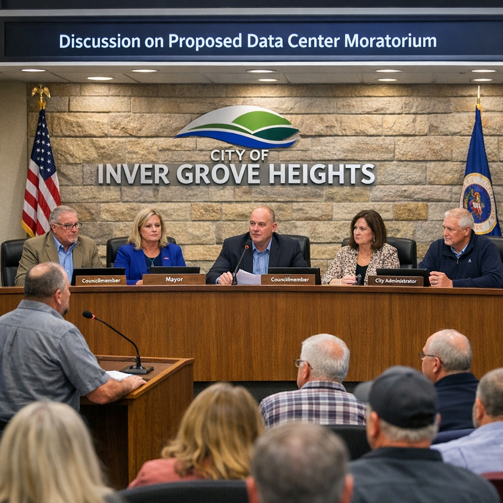 Inver Grove Heights Enacts One-Year Moratorium on Data Centers Amid Community Concerns